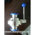 Sanitary Stainless Steel Threaded Welded Clamp Butterfly-Ball Valve